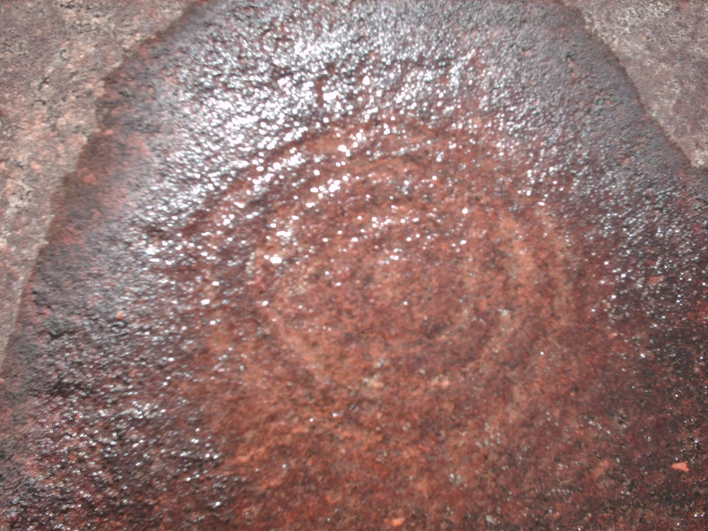 Detalle de petroglifo en Eka Meru